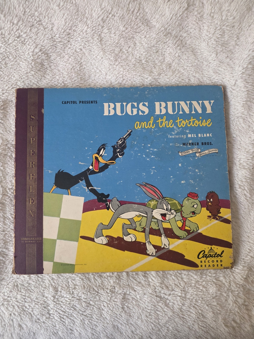 Bugs Bunny and the Tortoise Capitol DBX-93 78 RPM Record Reader Set